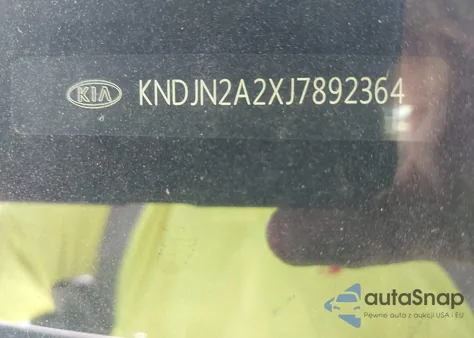 2018 Kia Soul из США, поврежденный, VIN KNDJN2A2XJ7892364